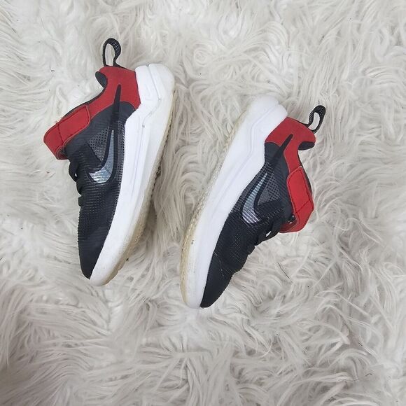 Nike Toddler Boy Anthracite, Smoke Grey (Red) Downshifter 12 NN Sneaker US 6C - Picture 5 of 7